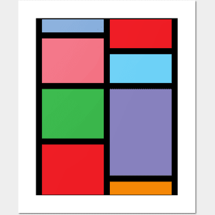 Pizzazz Color Block Posters and Art